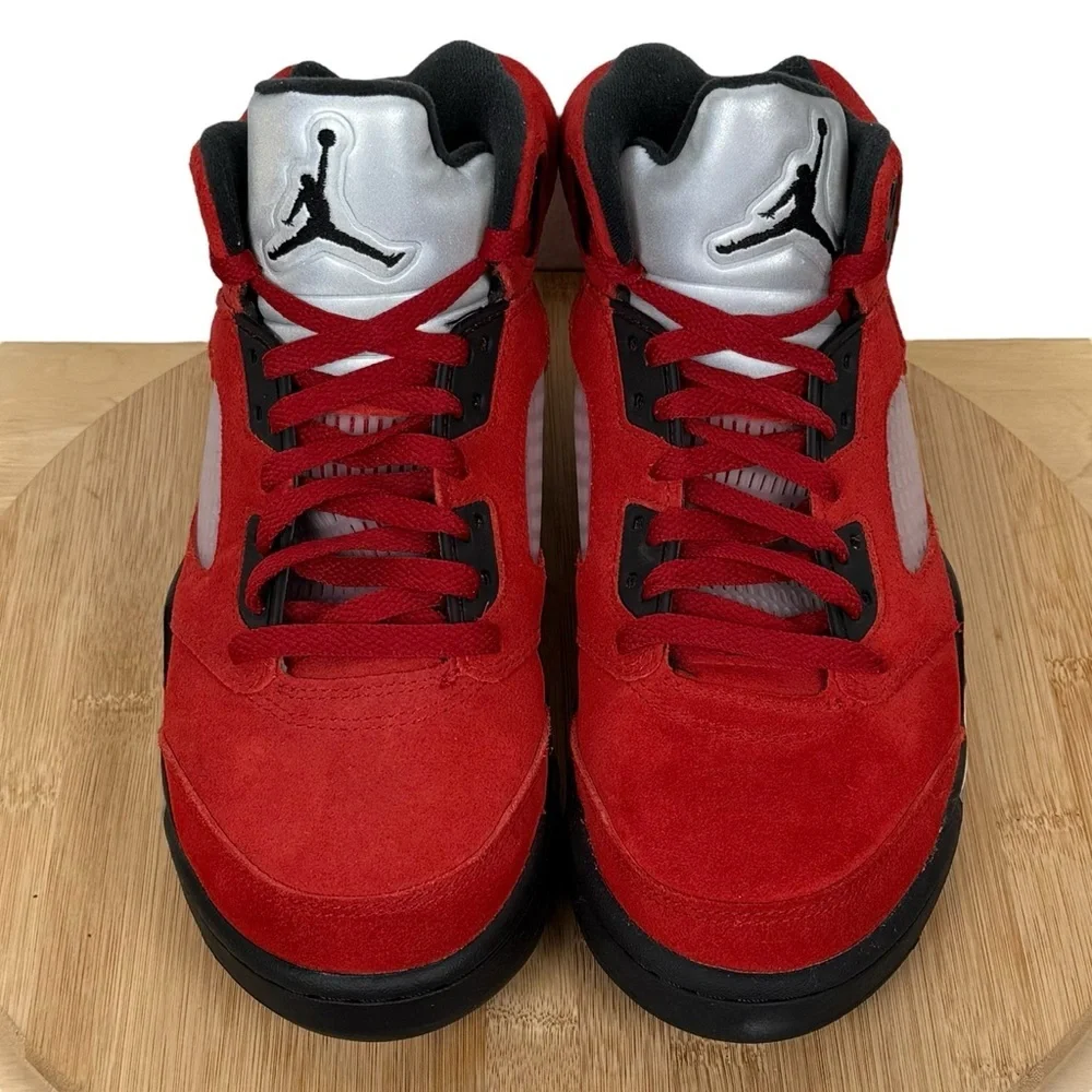 Nike Air Jordan 5 Retro “Raging Bull” Toro Bravo Red – Men’s Size 7.5 - Picture 5 of 12